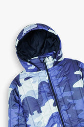 Kids Camouflage Puffer Jacket | Winter Hooded Coat | Warm & Lightweight Outerwear